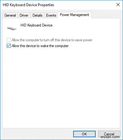 Allow or Prevent Devices to Wake Computer in Windows 10