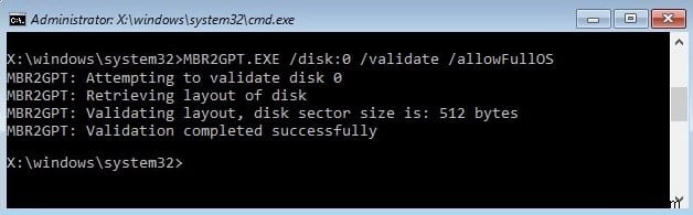 Convert MBR to GPT Disk Without Data Loss in Windows 10