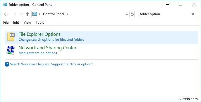 How to Open Folder Options in Windows 10