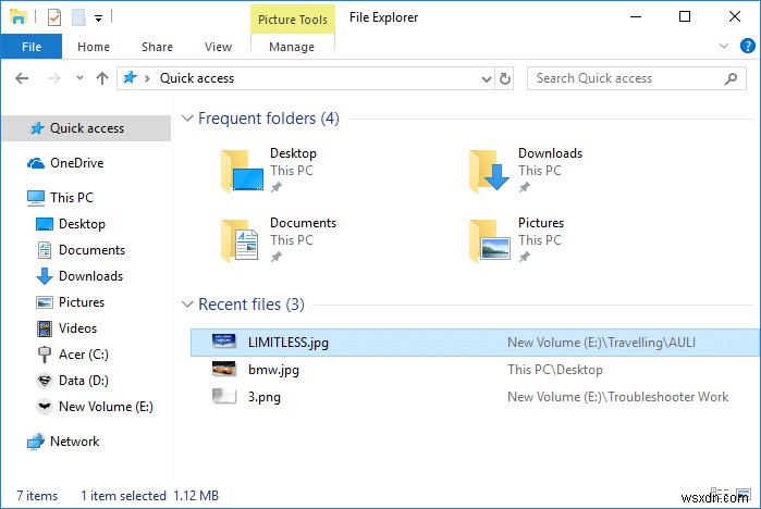 Clear Your File Explorer Recent Files History in Windows 10