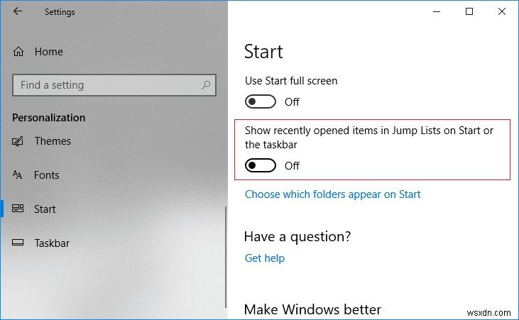 Clear Your File Explorer Recent Files History in Windows 10