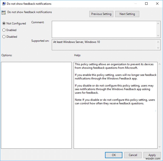 How to Change Feedback Frequency in Windows 10