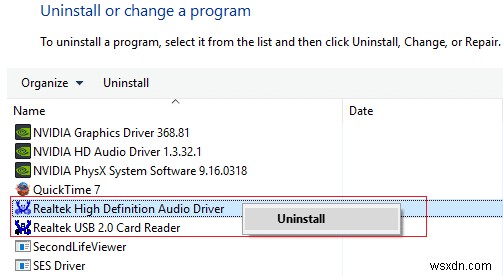 Fix Realtek High Definition Audio Driver Issue