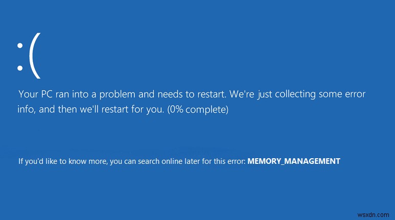 11 Ways to Fix Memory Management Error (GUIDE)