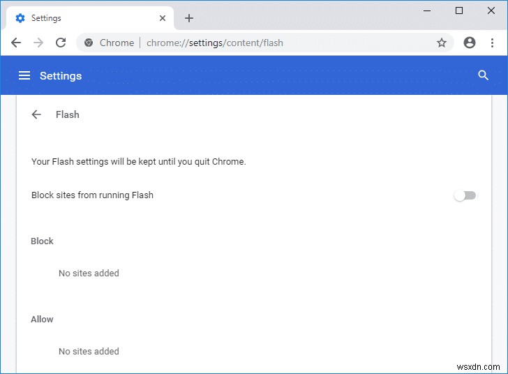 Enable Adobe Flash Player on Chrome, Firefox, and Edge