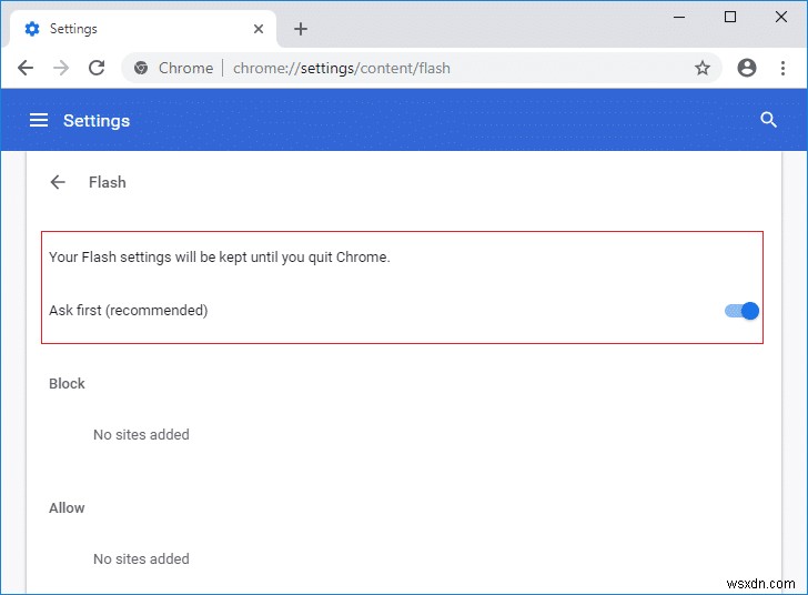 Enable Adobe Flash Player on Chrome, Firefox, and Edge