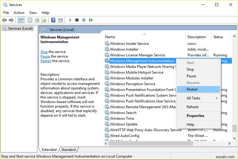 Fix WMI Provider Host High CPU Usage [Windows 10]