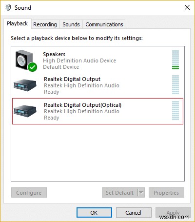 Fix HDMI Sound Not Working in Windows 10