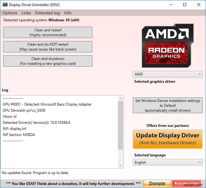 Fix Video TDR Failure (atikmpag.sys) in Windows 10