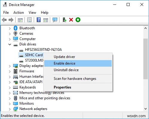 Fix SD Card Not Detected in Windows 10