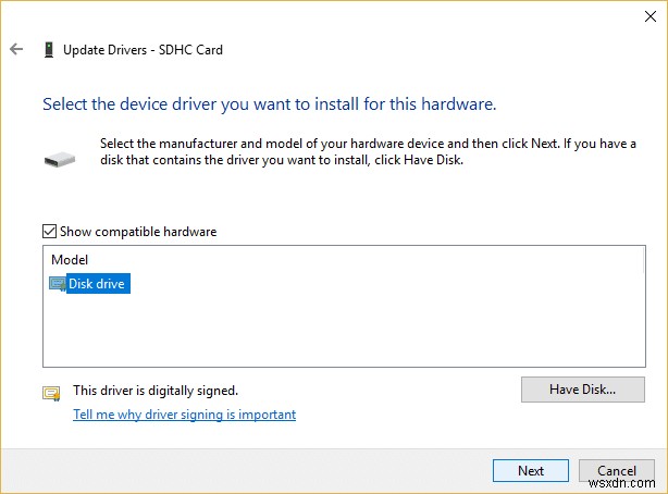 Fix SD Card Not Detected in Windows 10