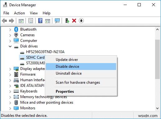 Fix SD Card Not Detected in Windows 10
