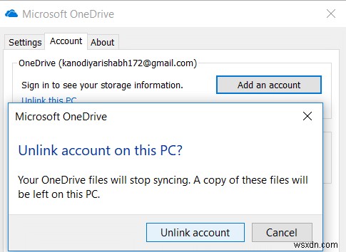 Disable OneDrive on Windows 10 PC