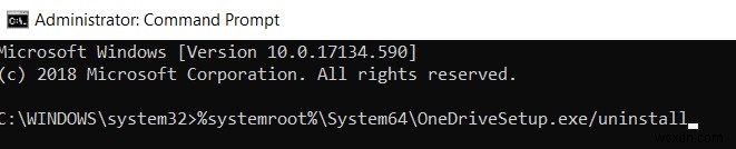 Disable OneDrive on Windows 10 PC