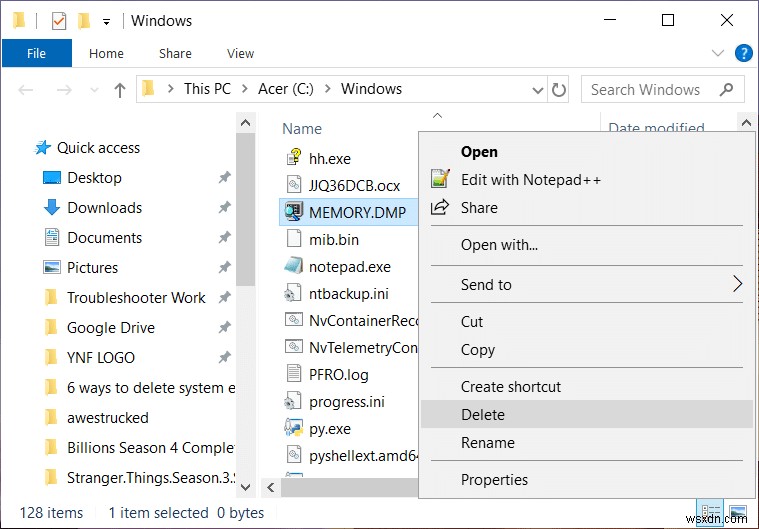 6 Ways to Delete System Error Memory Dump Files
