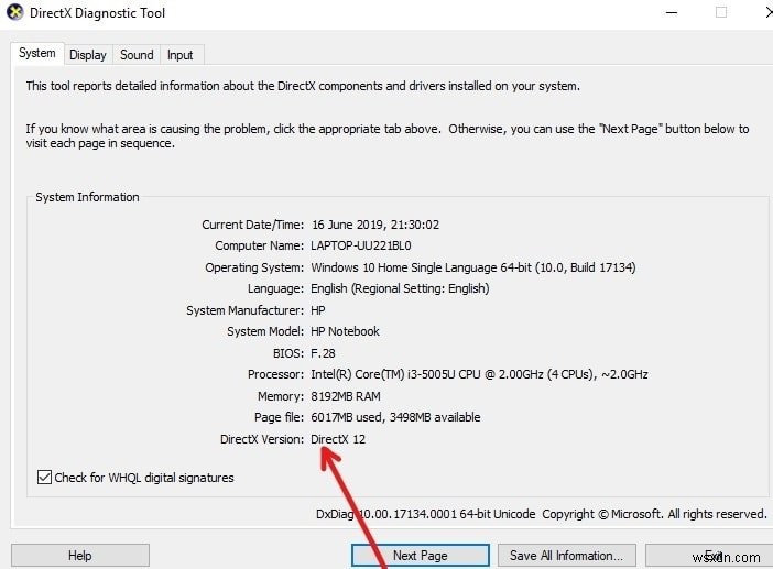 Download & Install DirectX on Windows 10