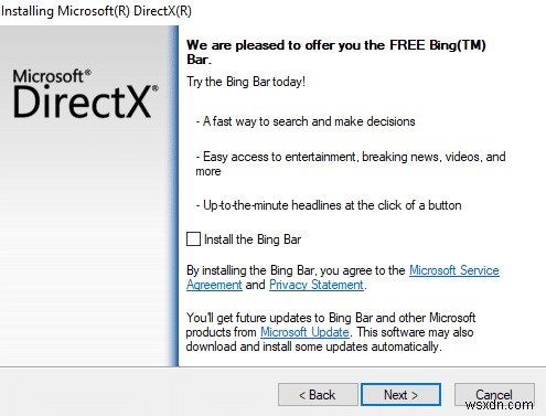 Download & Install DirectX on Windows 10