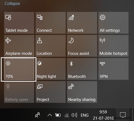 How to Change Screen Brightness in Windows 10