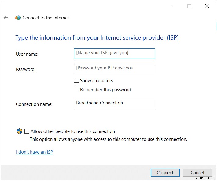 Fix Error 651: The modem (or other connecting device) has reported an error