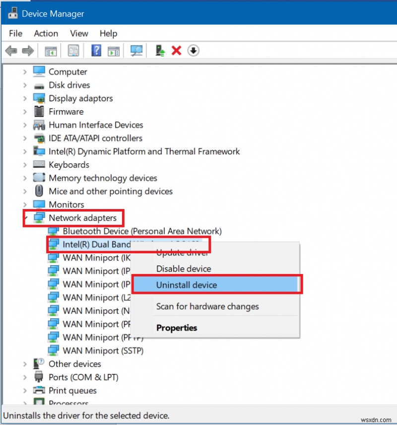 Fix Unidentified Network in Windows 10