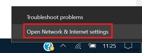 Fix Unidentified Network in Windows 10