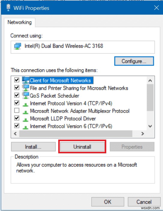 Fix Unidentified Network in Windows 10