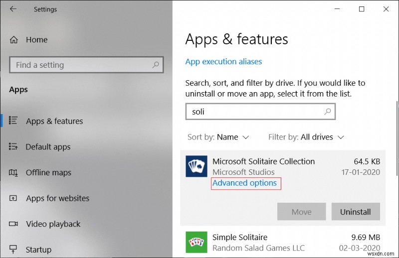 Fix Can’t Start Microsoft Solitaire Collection