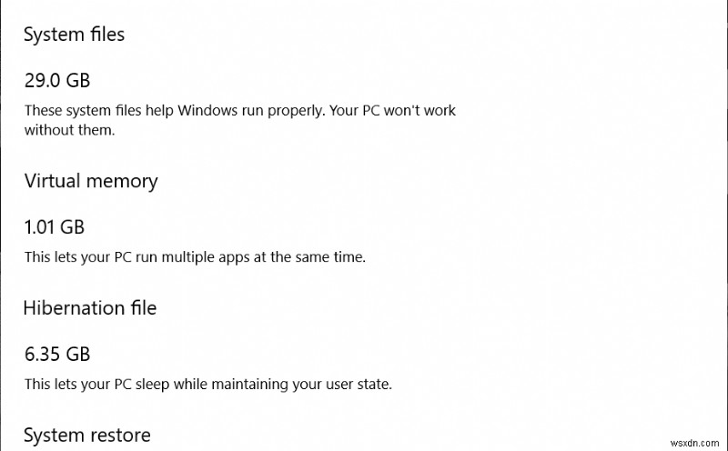 Enable or Disable Reserved Storage on Windows 10