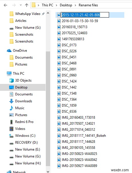 How to Rename Multiple Files in Bulk on Windows 10