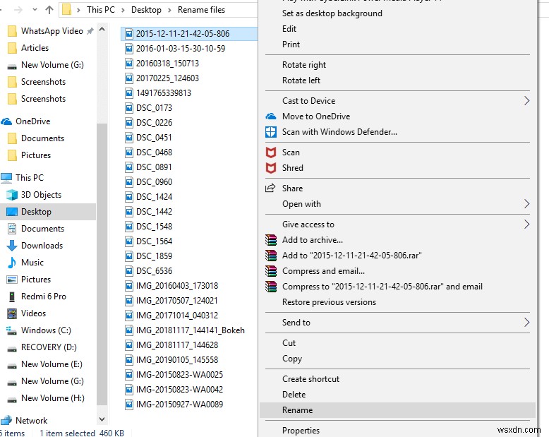How to Rename Multiple Files in Bulk on Windows 10