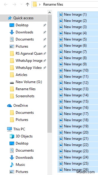 How to Rename Multiple Files in Bulk on Windows 10