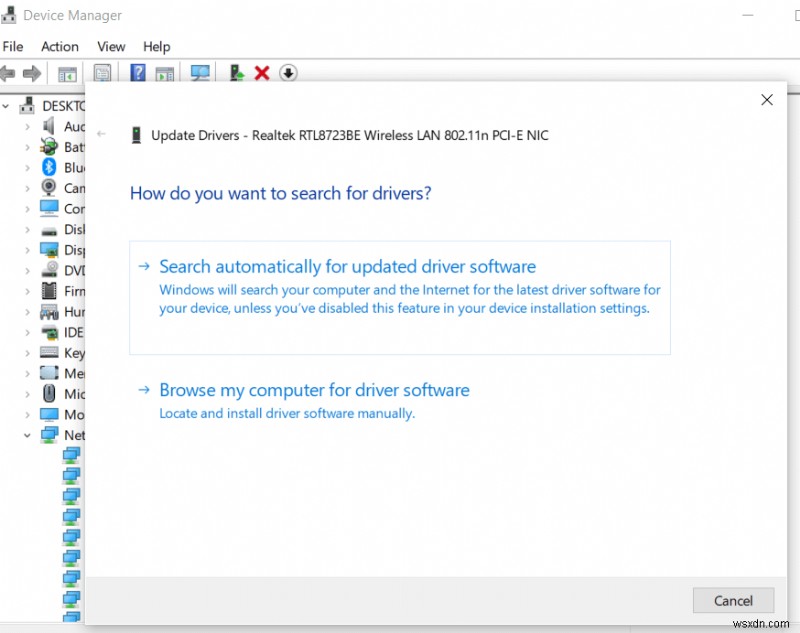 Fix 5GHz WiFi not showing up in Windows 10