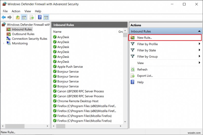 How to Block or Unblock Programs In Windows Defender Firewall