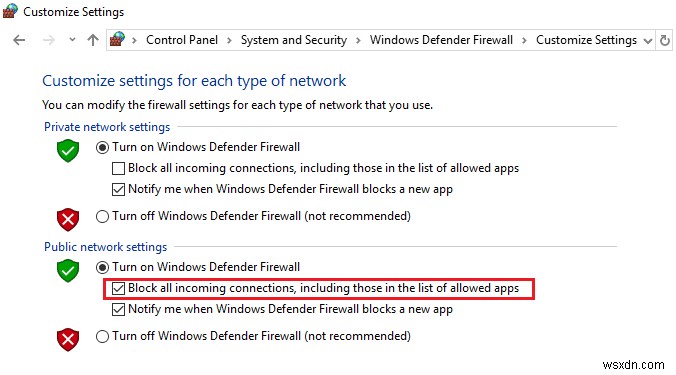 How to Block or Unblock Programs In Windows Defender Firewall
