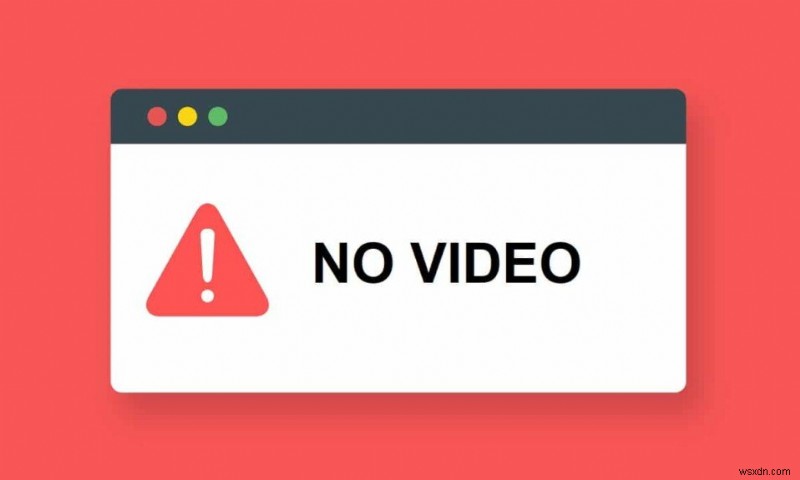 Fix No Video with Supported Format and MIME type found