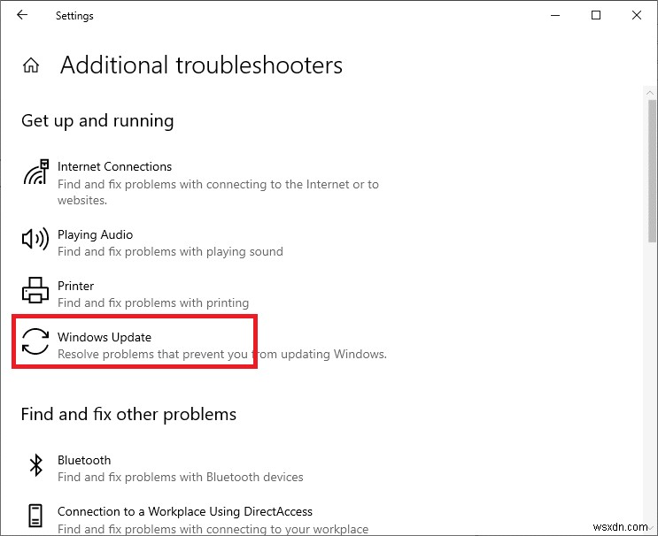 Fix Windows Update Error 0x80070005