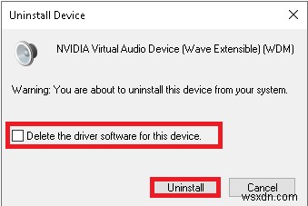 What is NVIDIA Virtual Audio Device Wave Extensible?