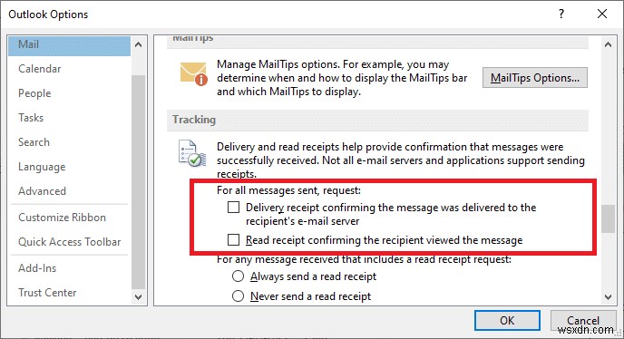 How to Turn Outlook Email Read Receipt On Off