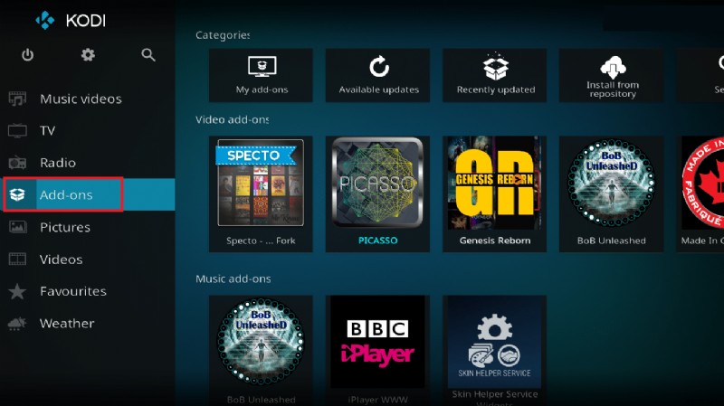 How to Add Favorites in Kodi