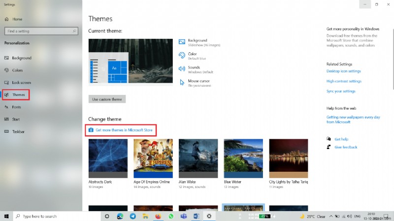 How to Download Themes for Windows 10