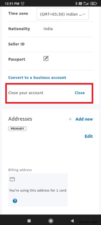 How to Delete PayPal Account