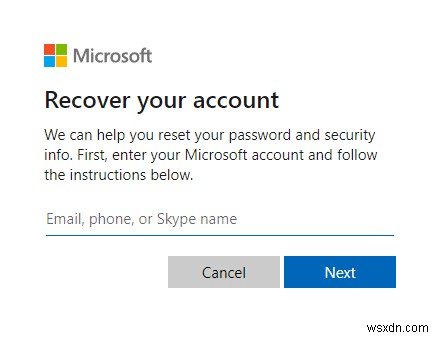 How to Reset Microsoft Account Password