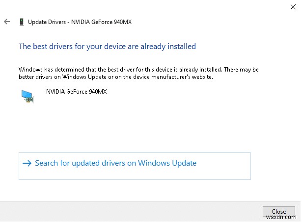 Fix Windows 10 nvlddmkm.sys Failed