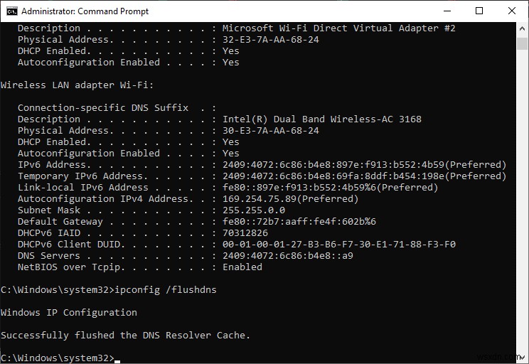Fix Ethernet Doesn’t Have a Valid IP Configuration Error