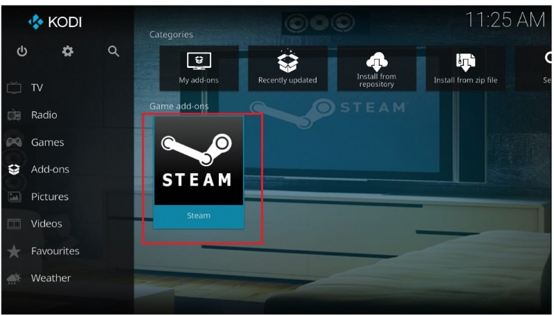 How to Play Steam Games from Kodi