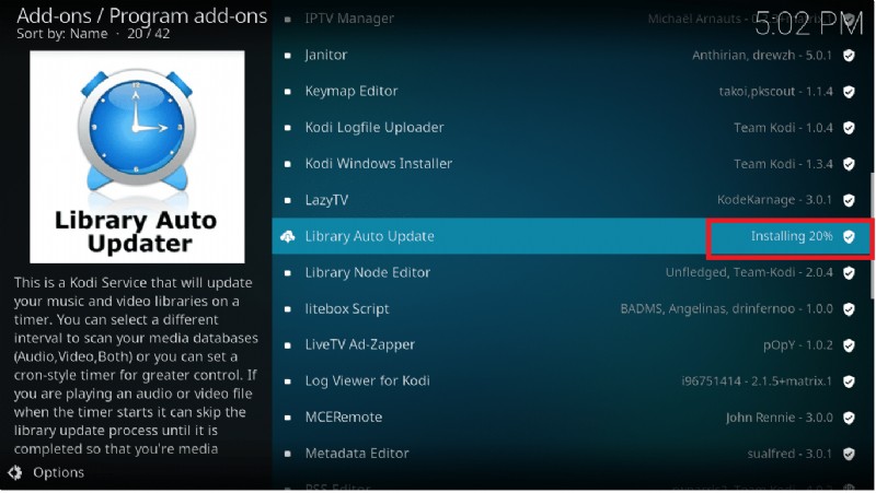 How to Update Kodi Library