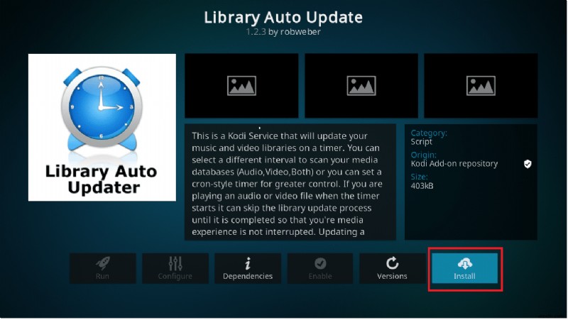 How to Update Kodi Library