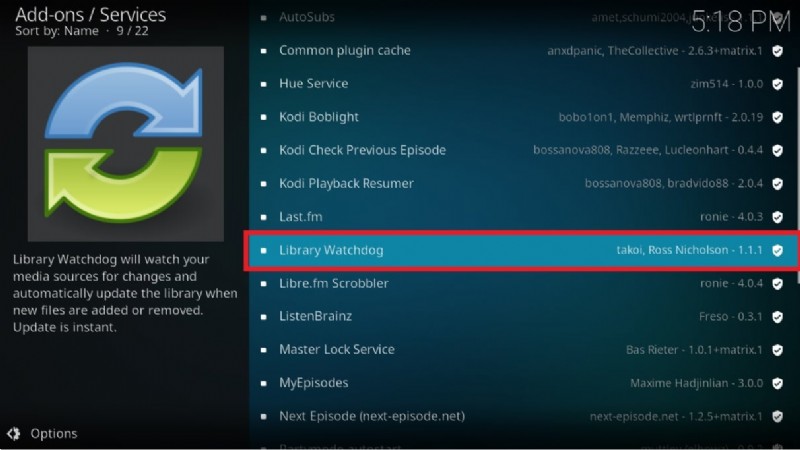 How to Update Kodi Library