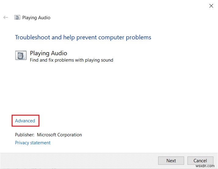 Fix Windows 10 Volume Control Not Working