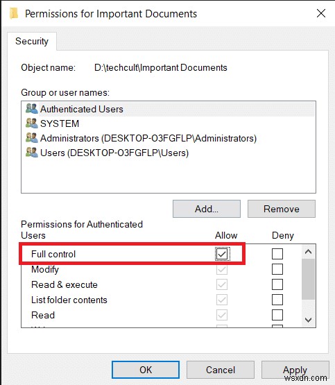 How to Fix Access is Denied Windows 10